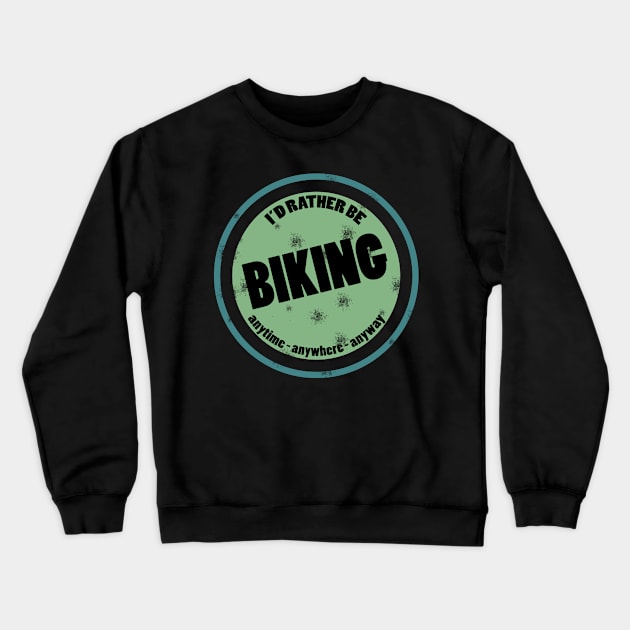 Biking I Love to Bike Ride Cycling Crewneck Sweatshirt by TheOptimizedCreative